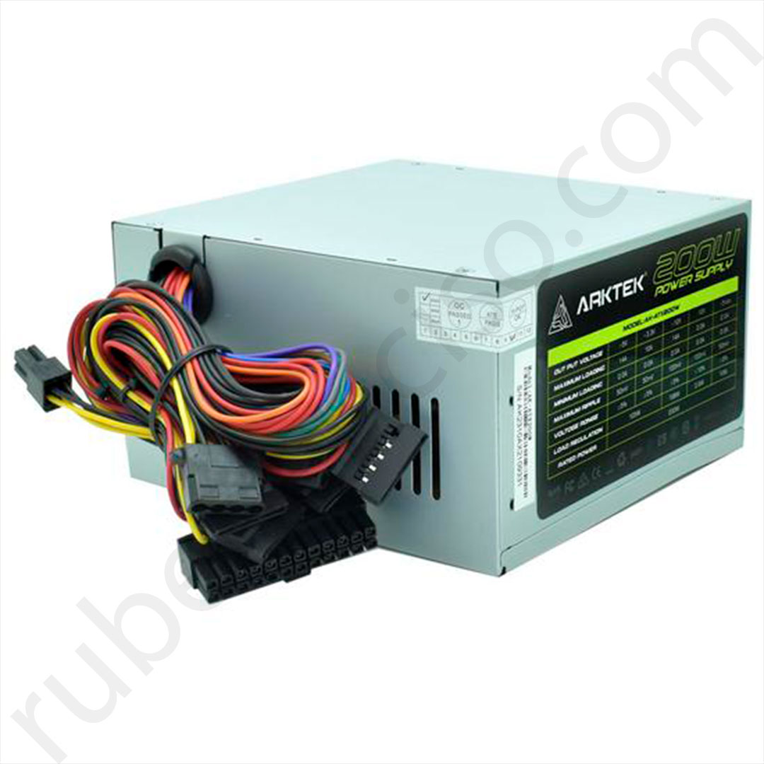 🔌 Fuente de Poder ARKTEK AK-ATX200W 220V ATX ⚡